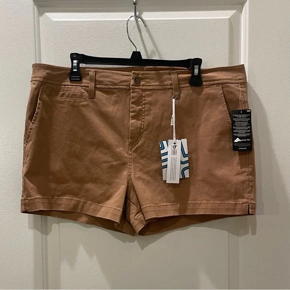 NEW..MARKET & SPRUCE Stitch Fix Brown Shorts - Picture 2 of 3